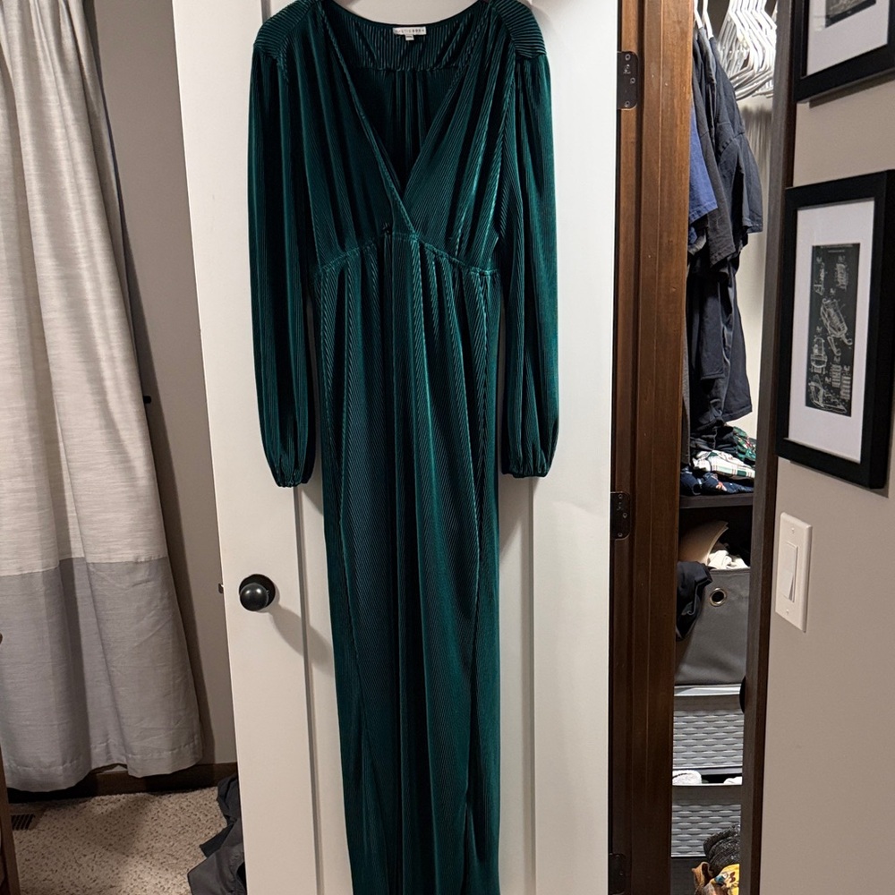 Baltic Born Deep Green Long Sleeve Dress